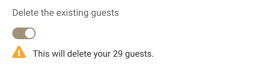 Delete guests in bulk from Eventor.app